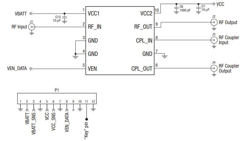 Schematic - Skyworks Solutions Inc. SKY660x-11-EVB Evaluation Boards